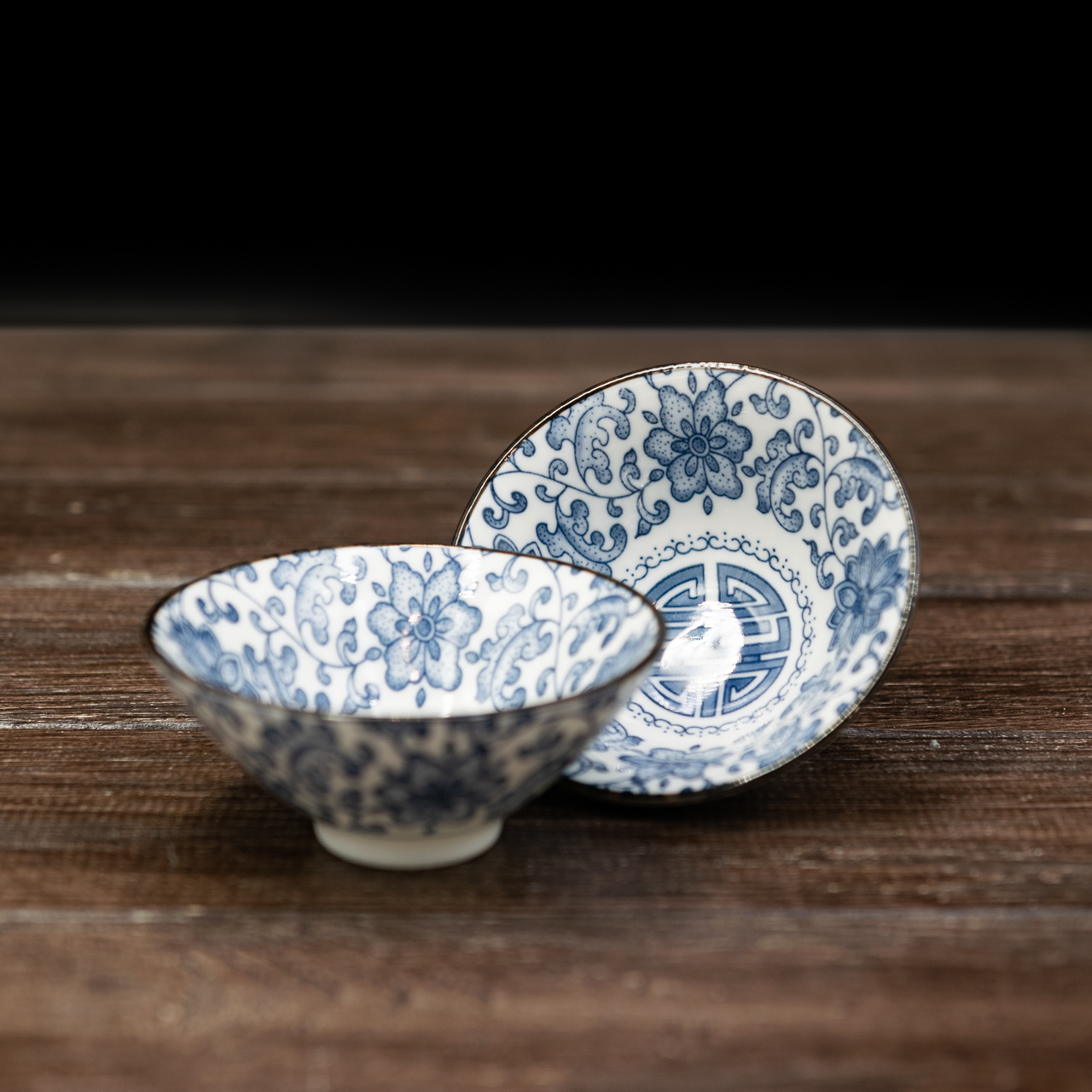 Порцелянова ретро піала "Печатка" 80 мл, Картинка