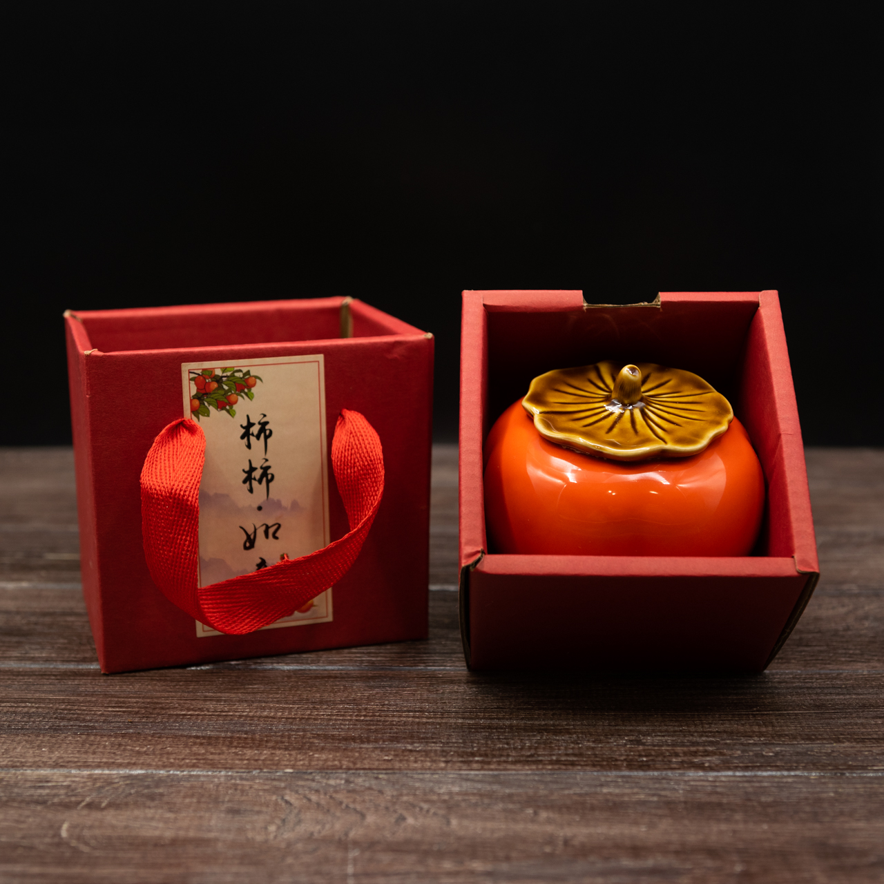 Подарочный набор чая Хурма, Те Гуань Инь 50 грамм, Фото Подарочный набор чая Хурма, Те Гуань Инь 50 грамм, Картинка