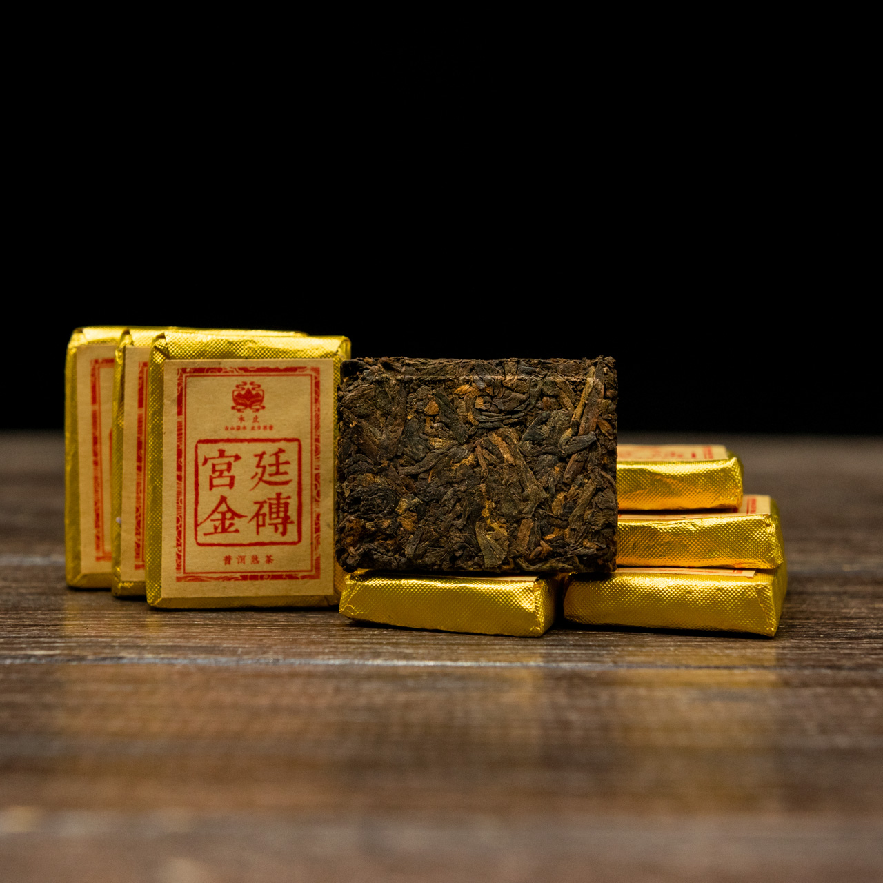 Шу Пуер "Палацовий" порційний 10 штук по 7 грам, Картинка