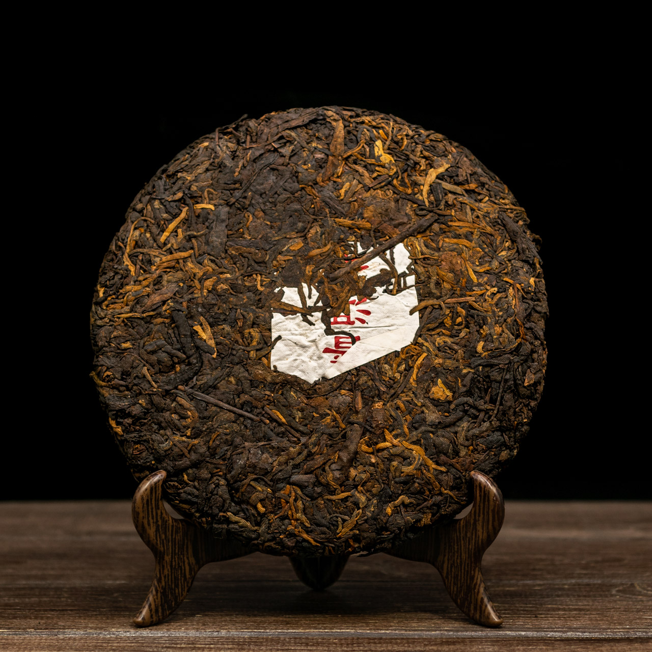 Шу Пуер "Мудрець та дерево" 357 грам 2009 рік, Картинка