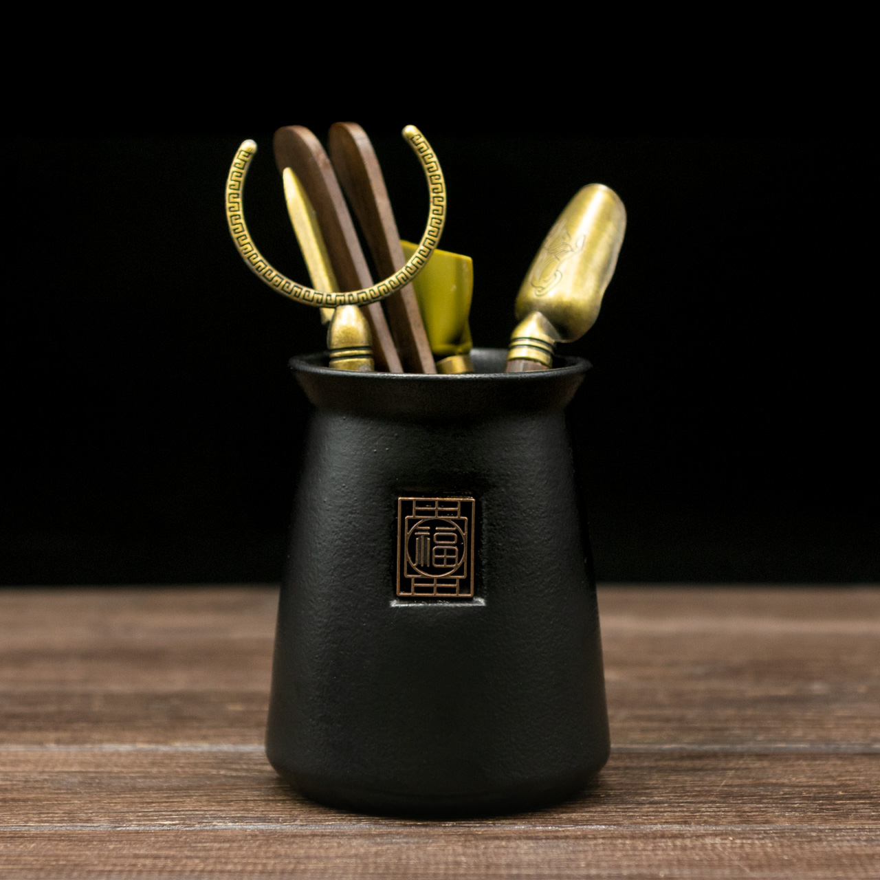 Набір інструментів для чайної церемонії, Картинка