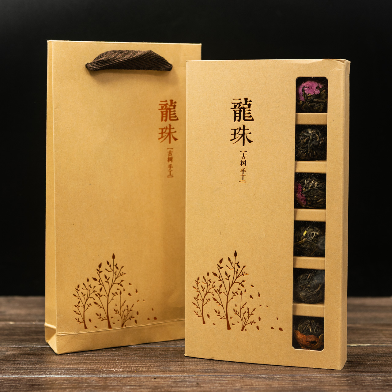 Подарунковий набір в'язаного чаю "Асорті", 18 порцій, Картинка