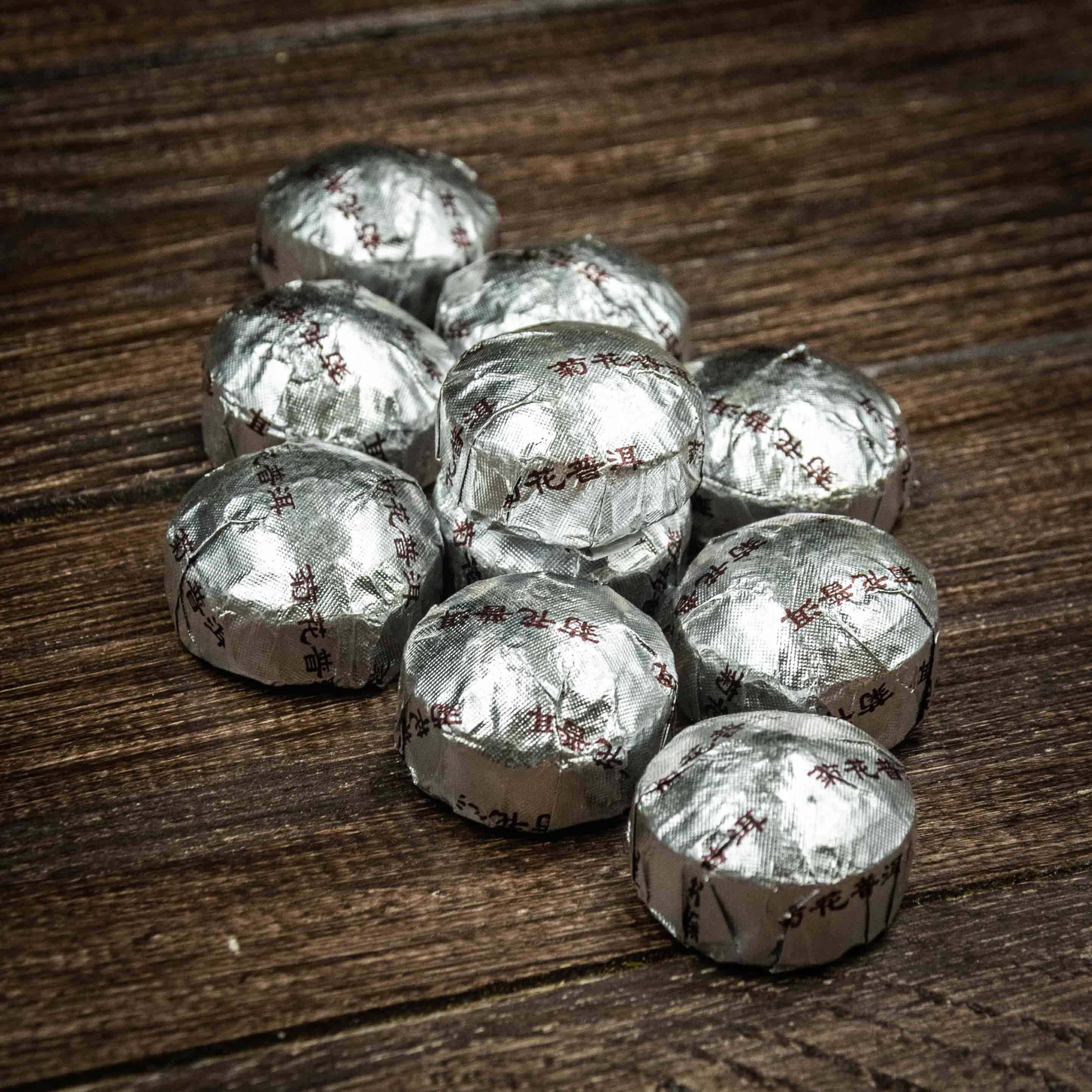 Шу Пуер з жасмином 10 штук по 5 грам, Картинка