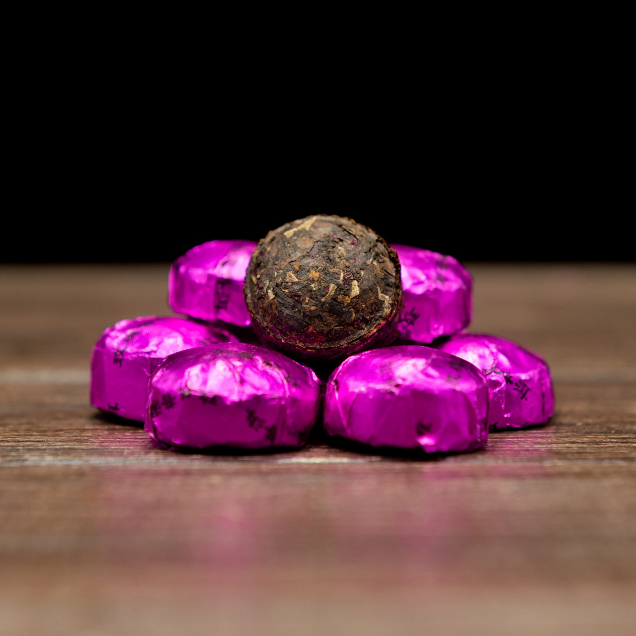 Шу Пуер з трояндою мініточа 10 штук по 5 грам, Картинка