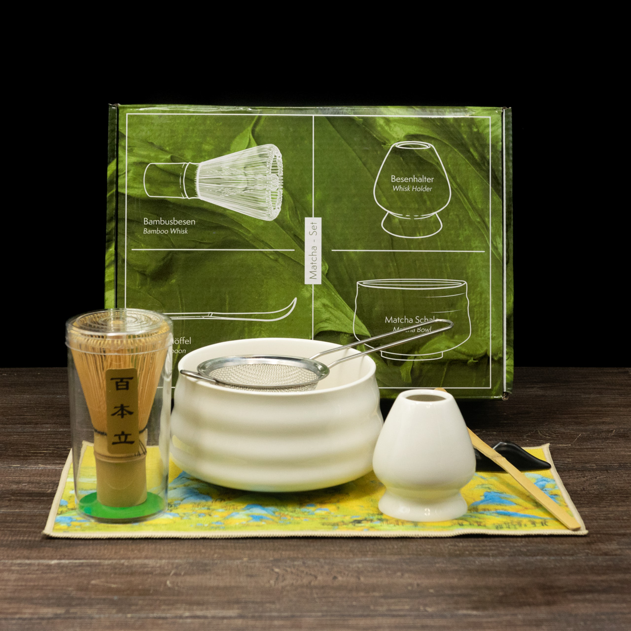 Набір для приготування матчі білий, Картинка