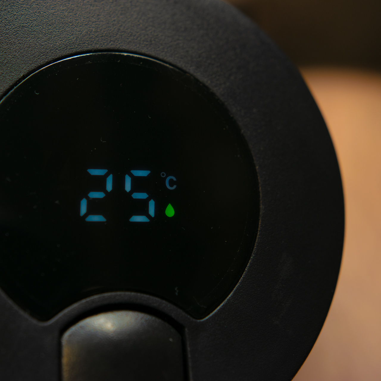 Термос з індикатором температури (білий) 1 л, Картинка