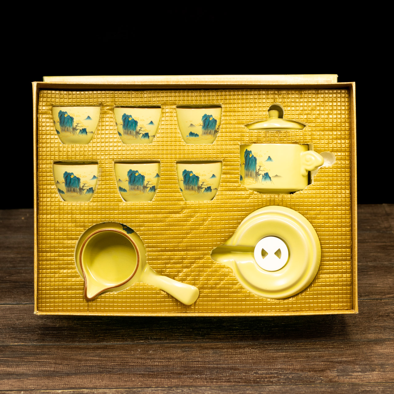 Набір посуду "Юнь Хе" на 6 персон, Фото Набір посуду "Юнь Хе" на 6 персон, Картинка