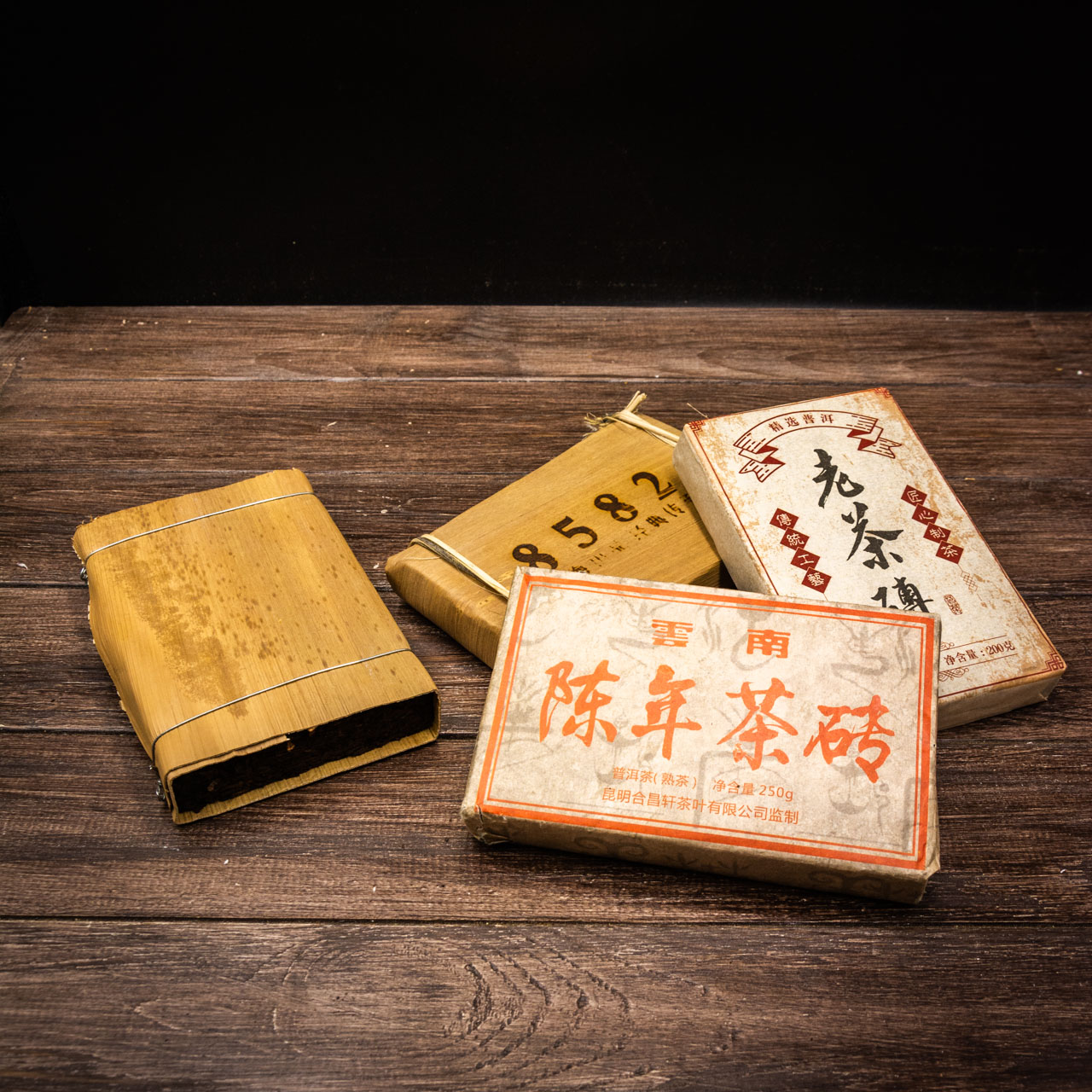 Набір "Чотири пуери" 950 грам, Фото Набір "Чотири пуери" 950 грам, Картинка