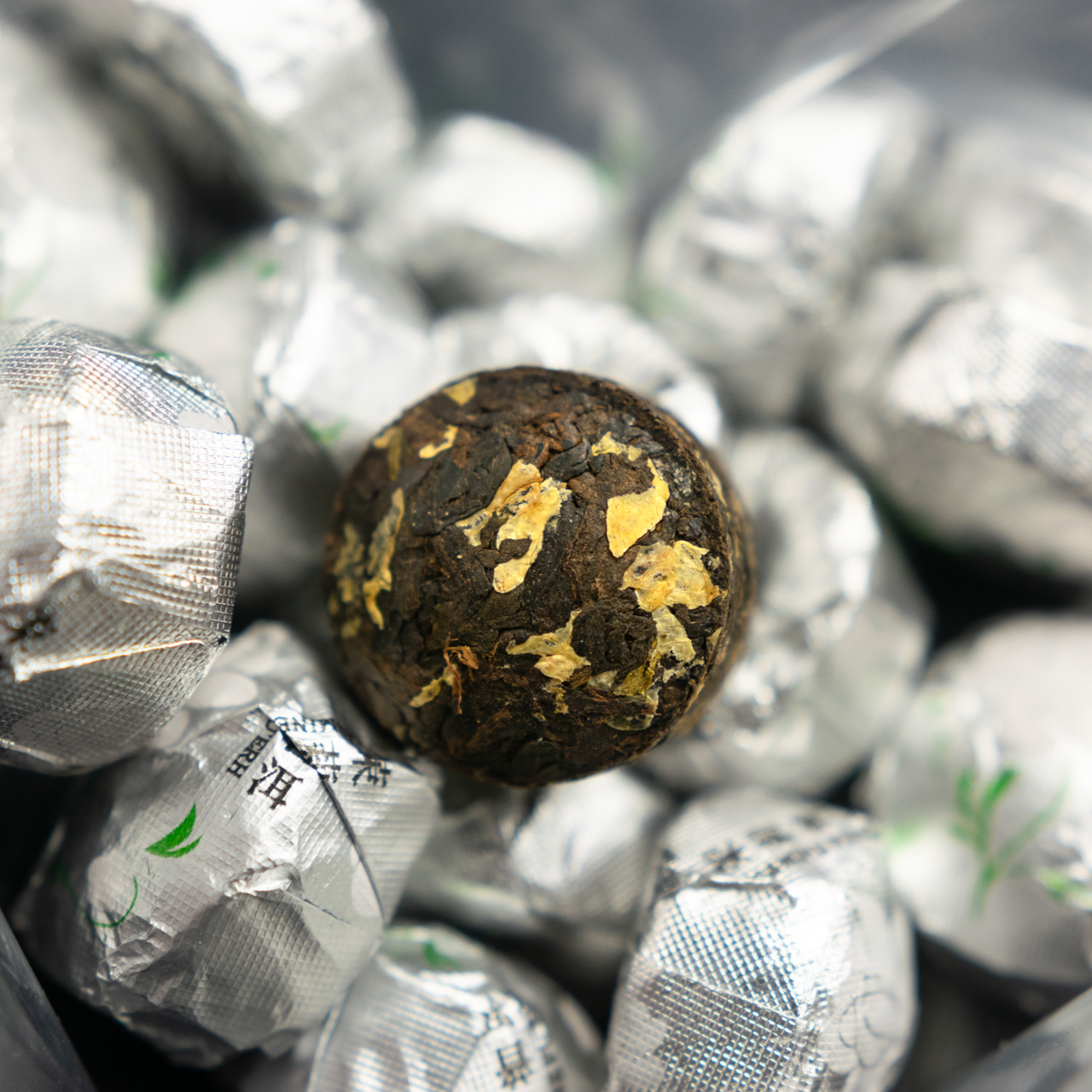 Шу Пуер з жасмином 10 штук по 5 грам, Картинка