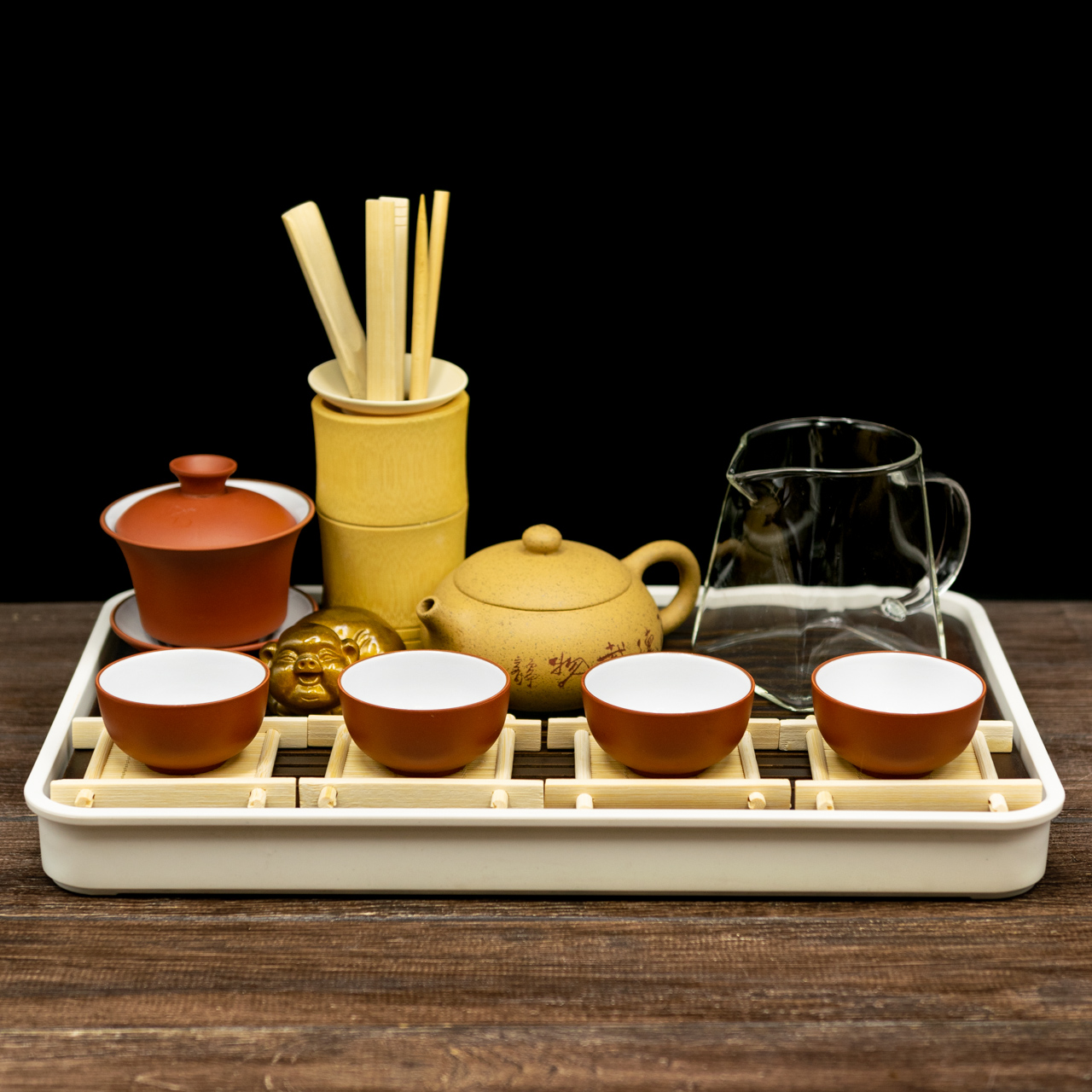 Чайная церемония на 4 персон (світла), Картинка