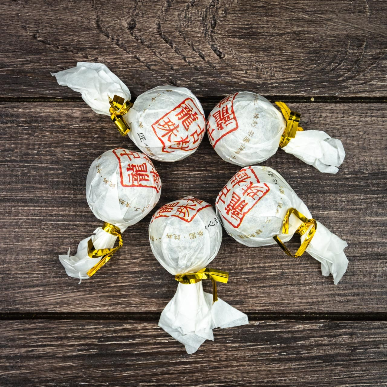 Білий Пуер "Бай Хао Інь Чжень" 5 штук по 8 грам, Картинка