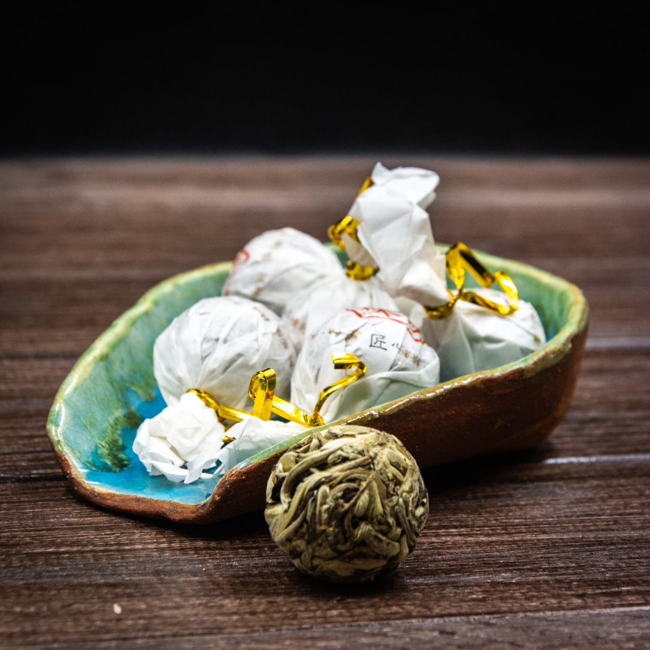 Білий Пуер "Бай Хао Інь Чжень" 5 штук по 8 грам, Картинка