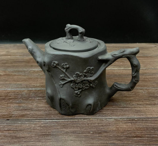Чайник "Дракон" глина (чорний) 500 мл, Картинка