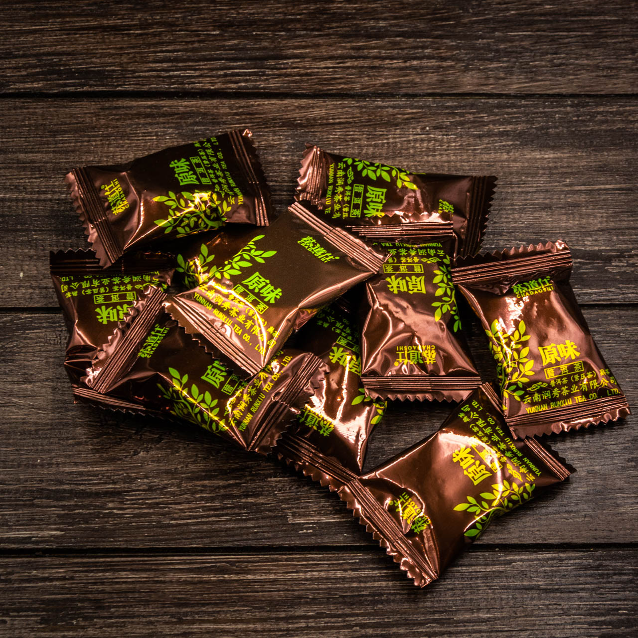 Шу Пуер "Lao shu" 10 штук по 6 грам, Картинка