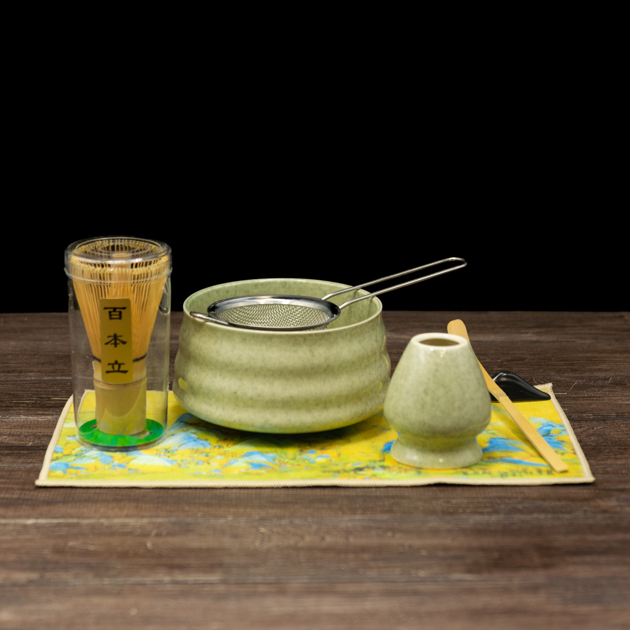 Набір для приготування матчі зелений, Картинка