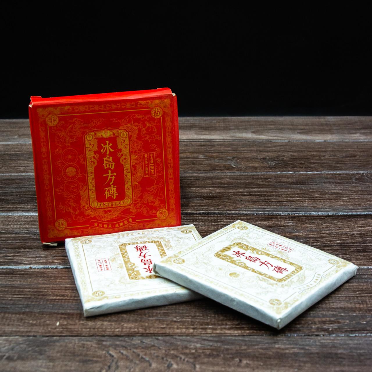 Шу Пуер "Куньмінська плитка" 100 грам 2019 рік, Картинка