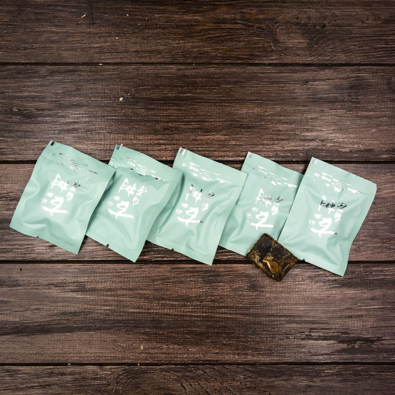 Білий Пуер "Бай Му Дань" 5 штук по 6 грам, Картинка