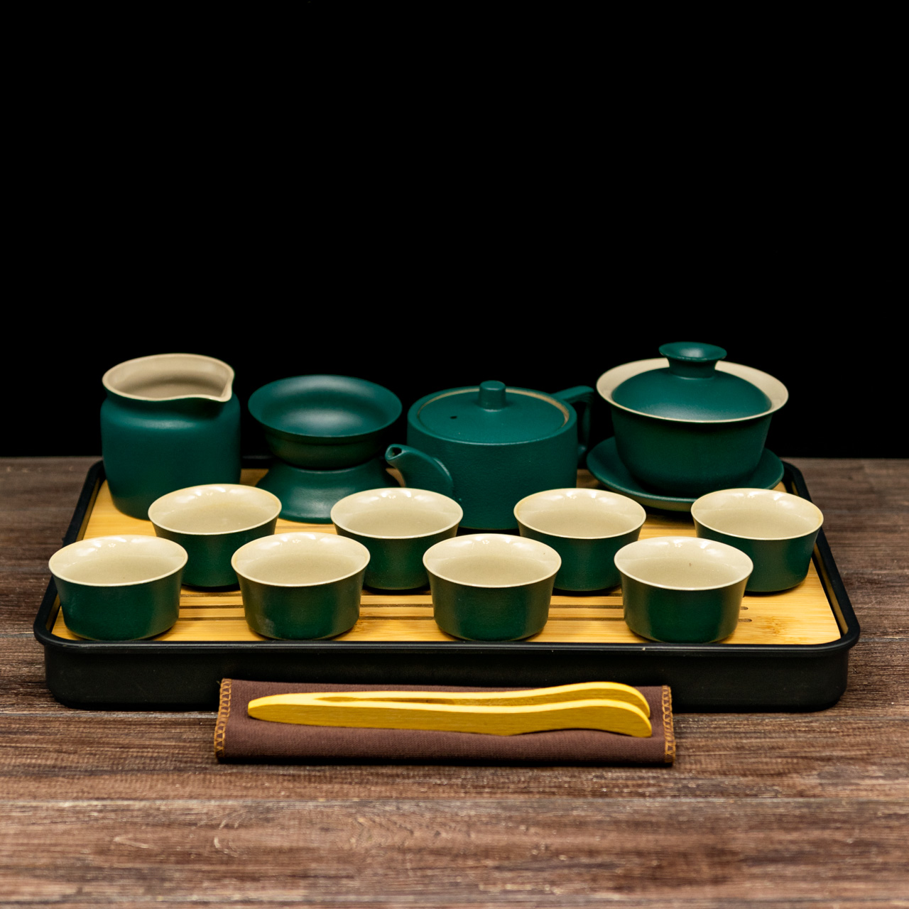 Чайна церемонія "Імператорська глибина Чжоупань Ху" на 8 персон у кейсі, Картинка