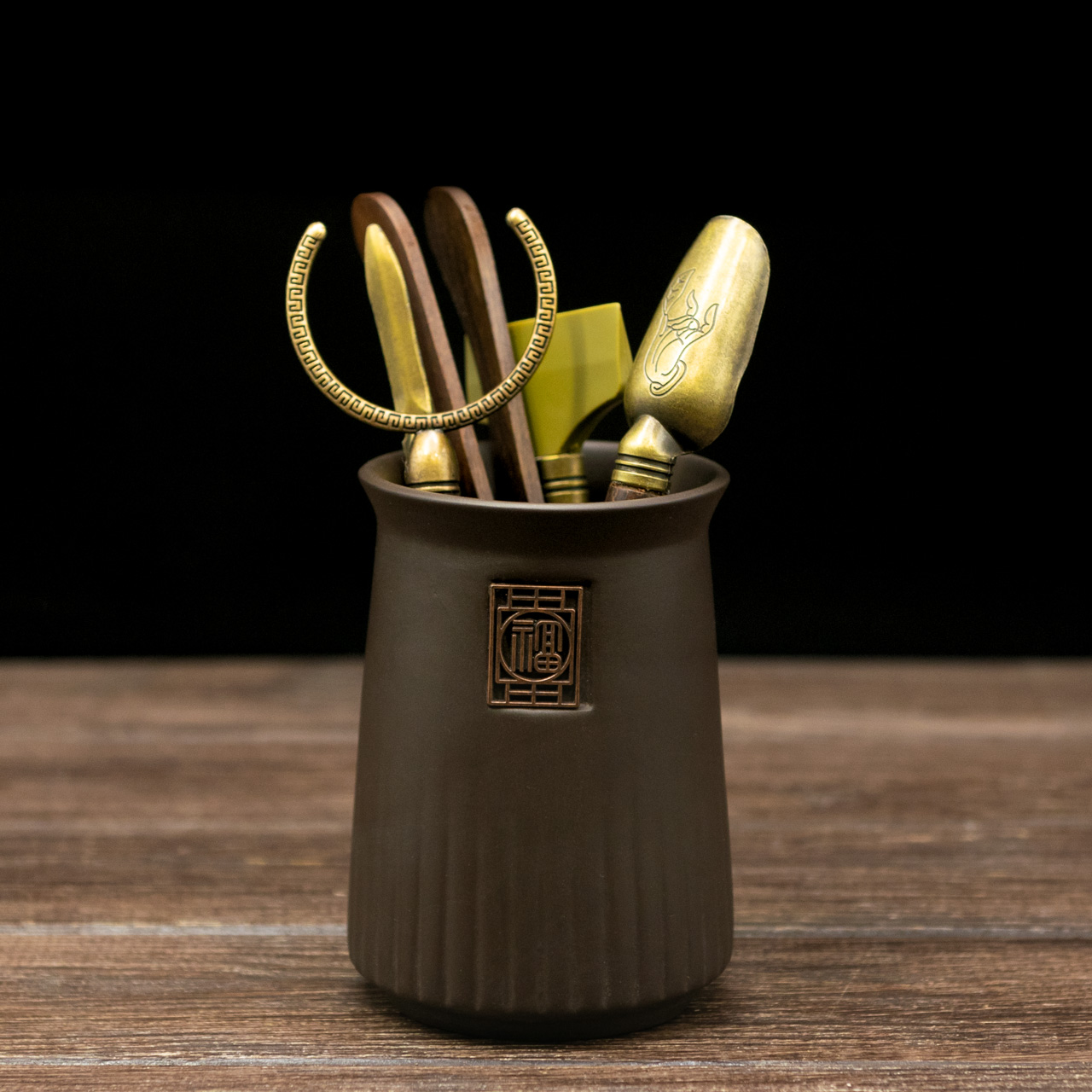 Набір інструментів для чайної церемонії, Картинка