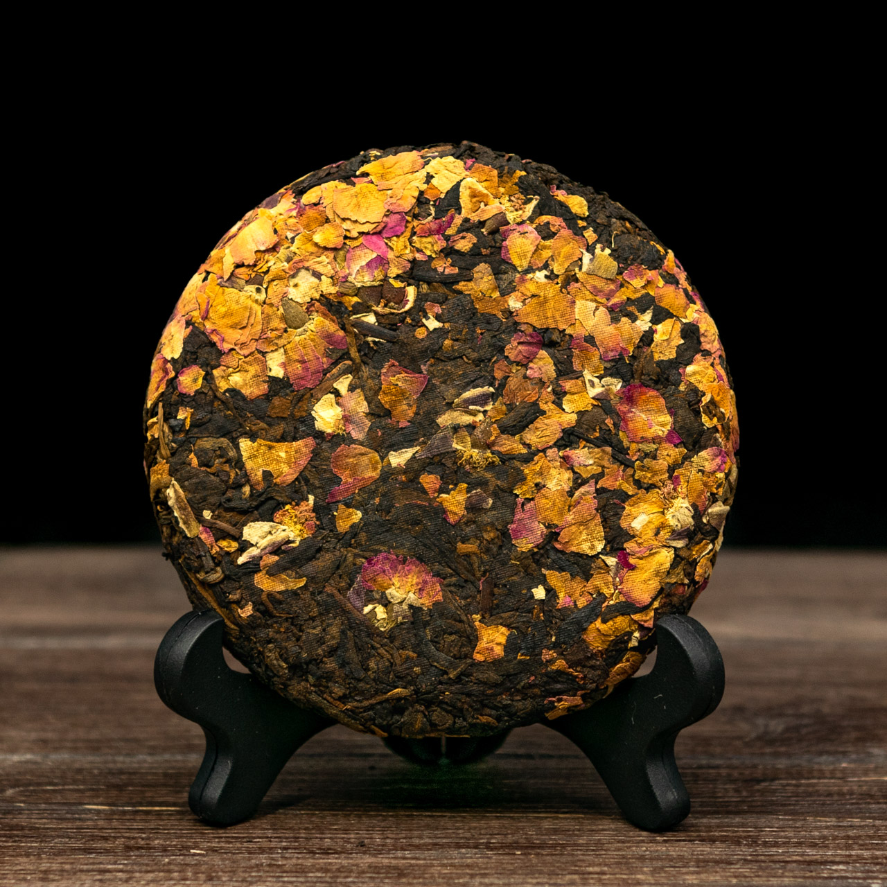 Шу Пуер з трояндою 100 грам 2023 рік, Картинка