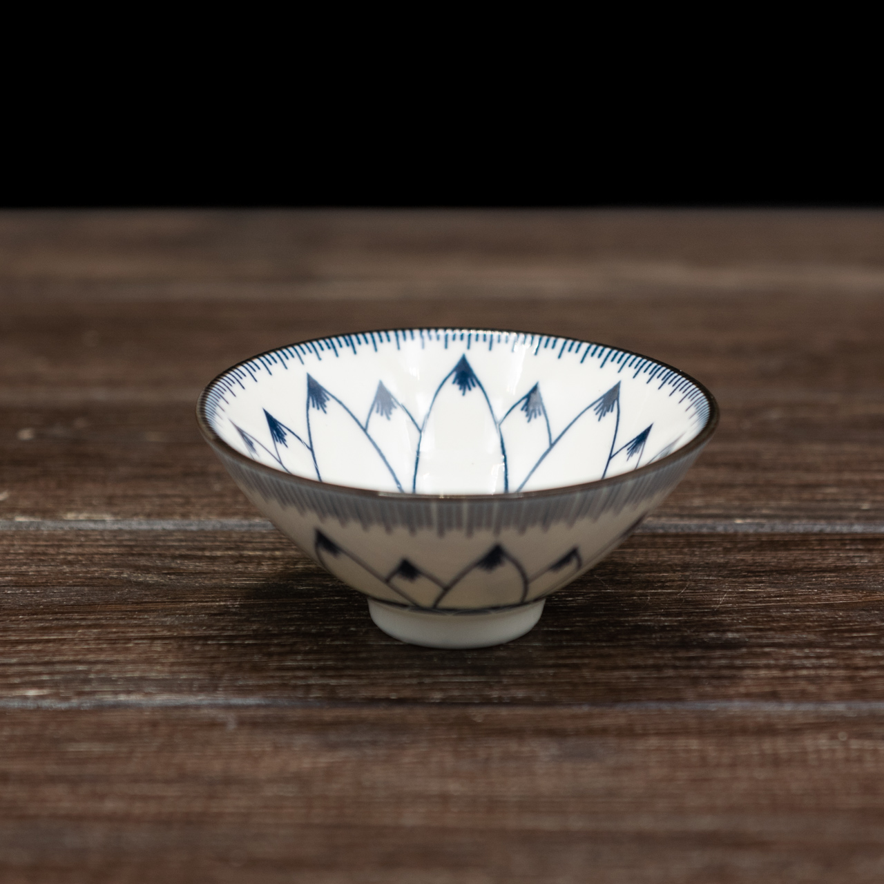 Порцелянова ретро піала "Квітка" 80 мл, Картинка