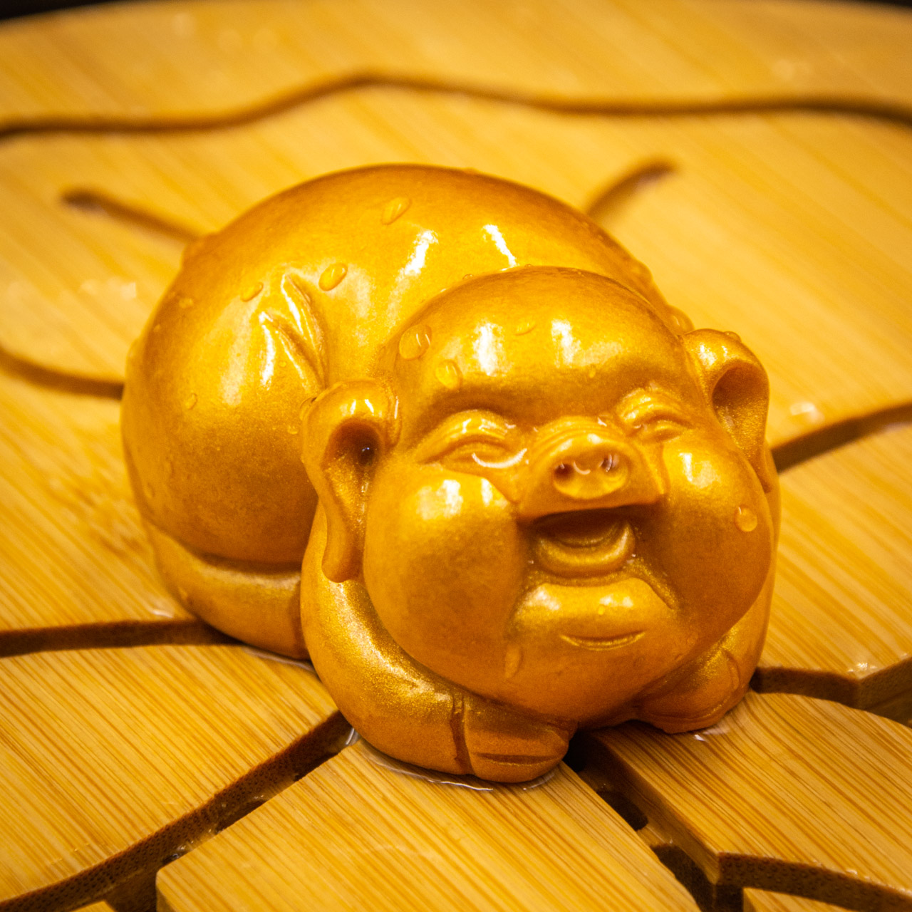 Термо-фігурка для чайної церемонії "Свиня", Картинка