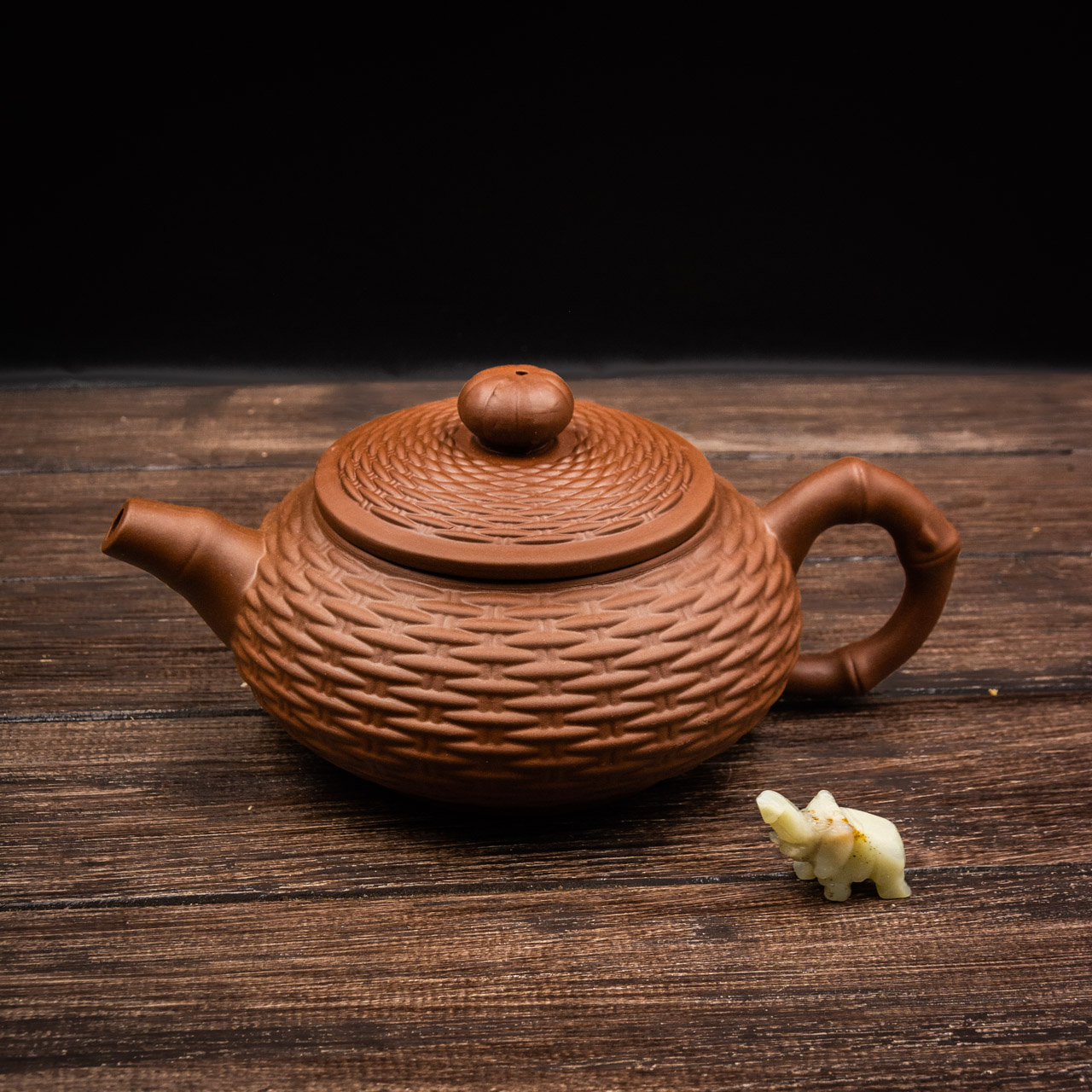 Чайник "Lánzi" глина (коричневий) 500 мл, Фото Чайник "Lánzi" глина (коричневий) 500 мл, Картинка