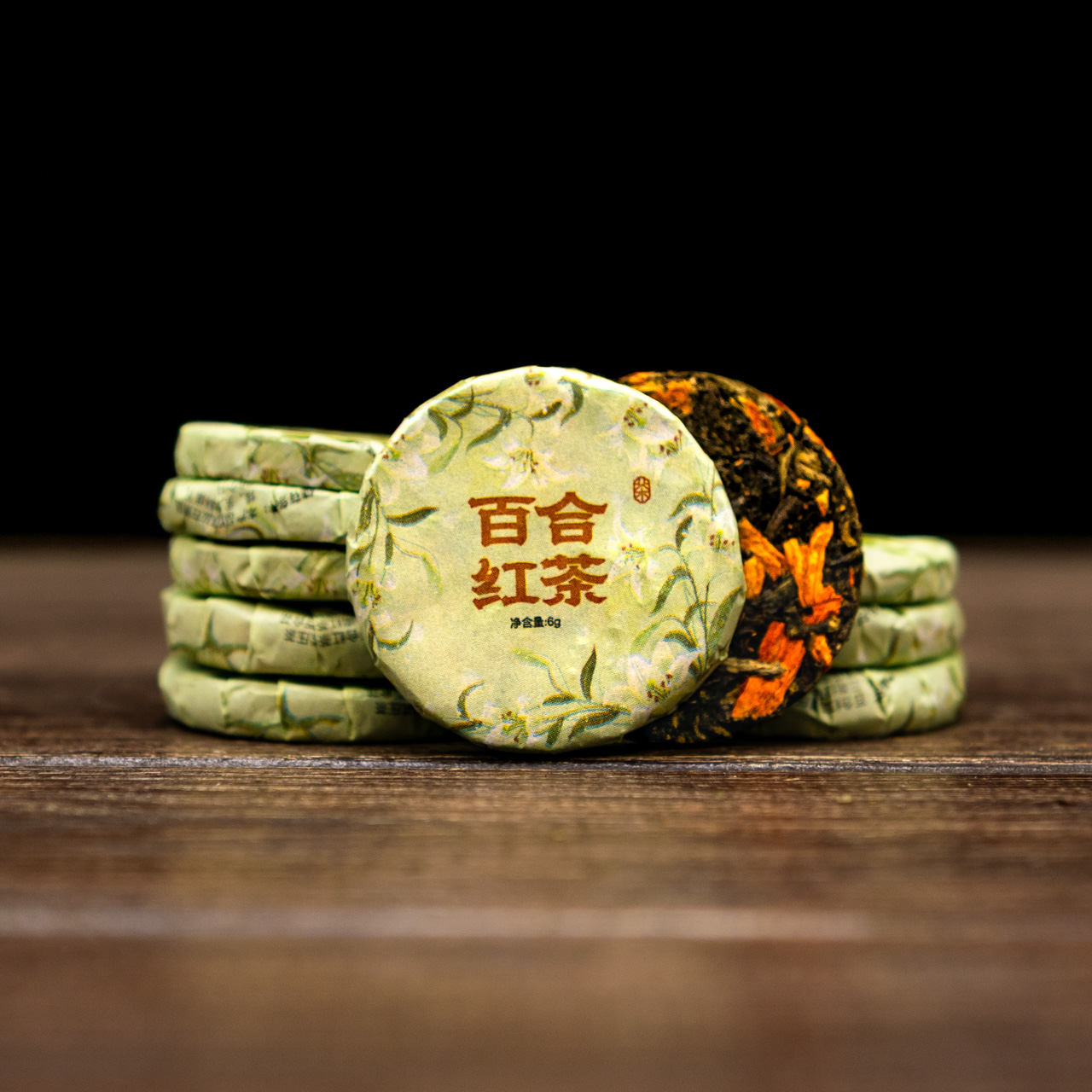 Красный чай с лилией 10 шт по 6 грамм, Картинка